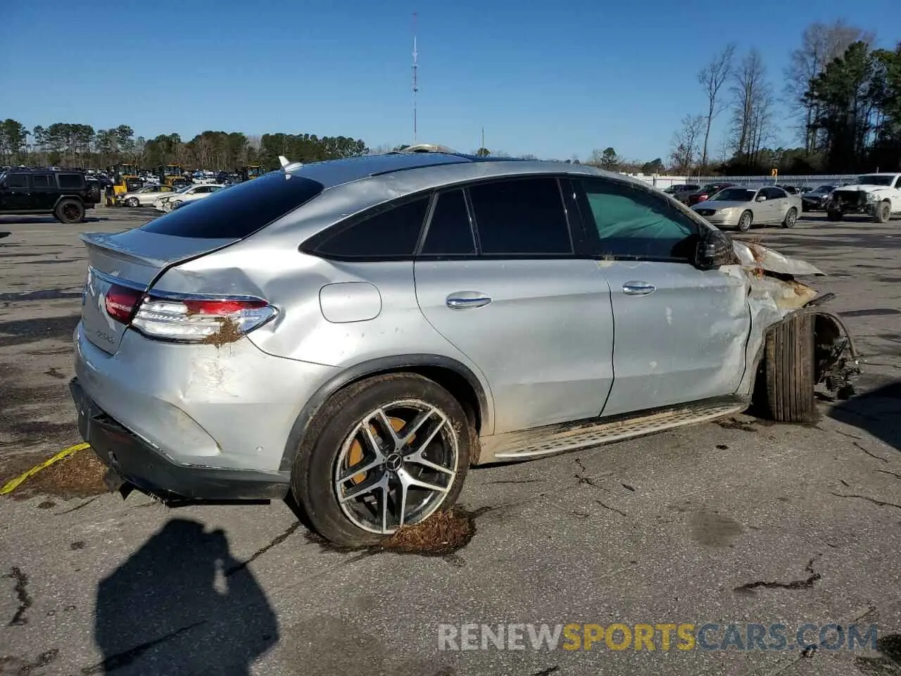 3 Photograph of a damaged car 4JGED6EB9KA153458 MERCEDES-BENZ GLE-CLASS 2019