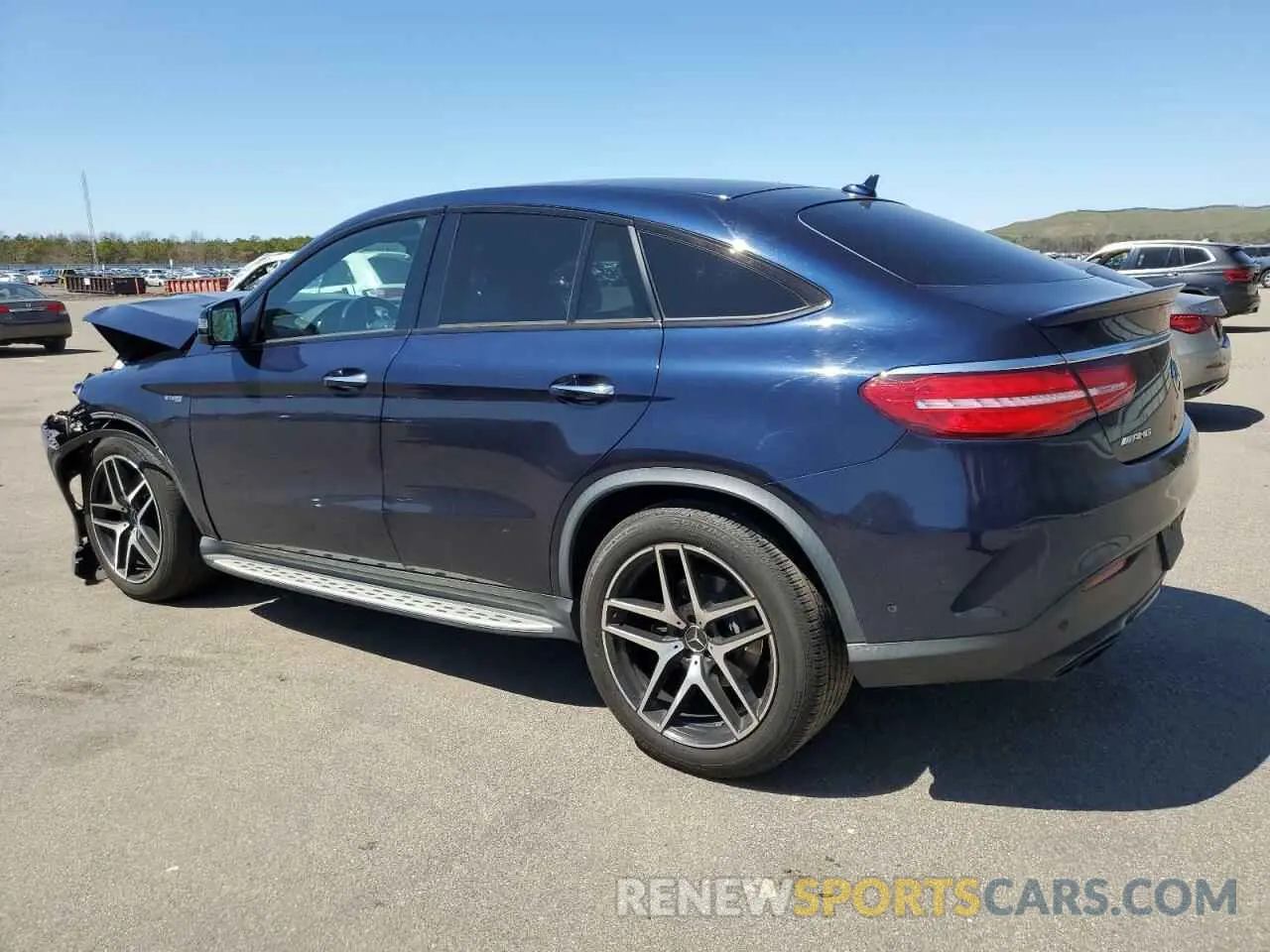 2 Photograph of a damaged car 4JGED6EBXKA139391 MERCEDES-BENZ GLE-CLASS 2019