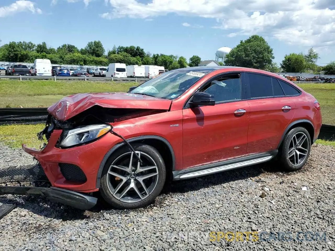 1 Photograph of a damaged car 4JGED6EBXKA152593 MERCEDES-BENZ GLE-CLASS 2019