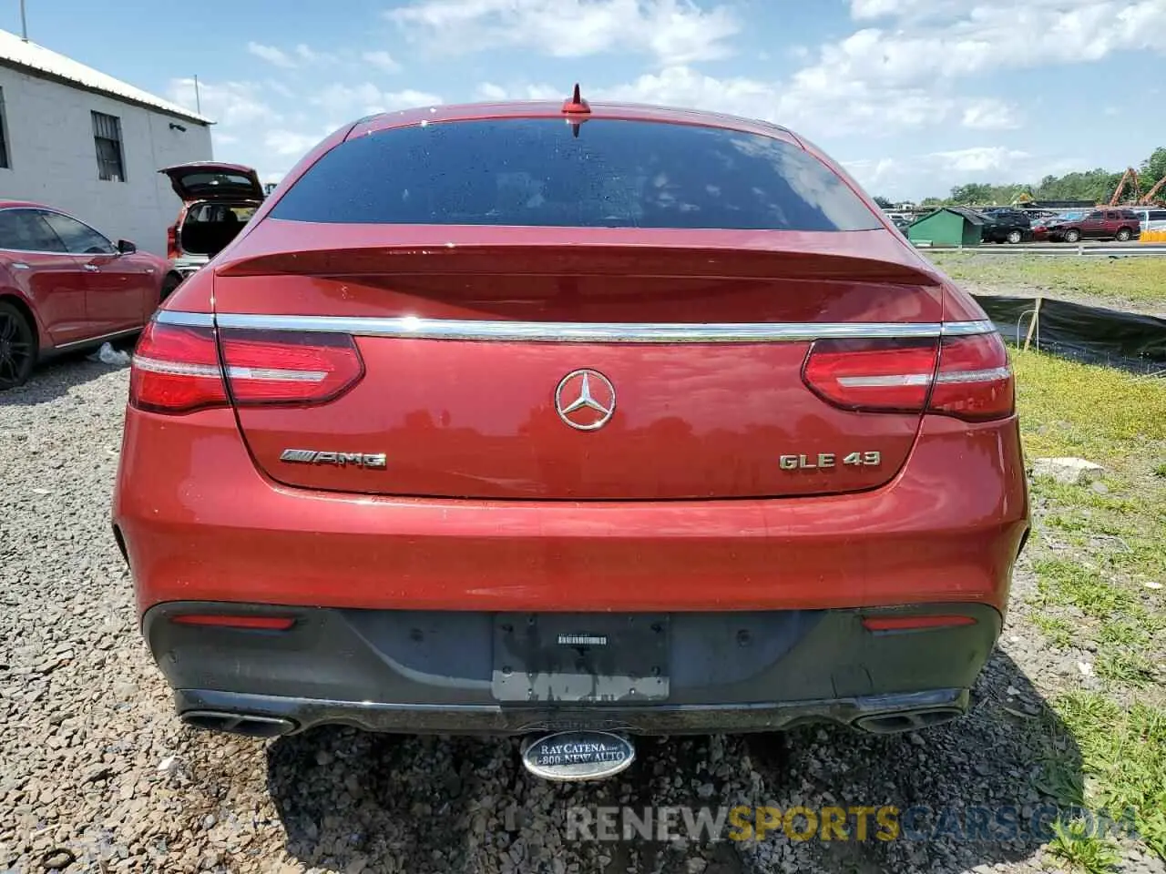 6 Photograph of a damaged car 4JGED6EBXKA152593 MERCEDES-BENZ GLE-CLASS 2019
