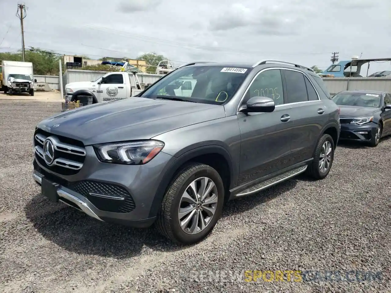 2 Photograph of a damaged car 4JGFB4JB1LA256136 MERCEDES-BENZ GLE-CLASS 2020