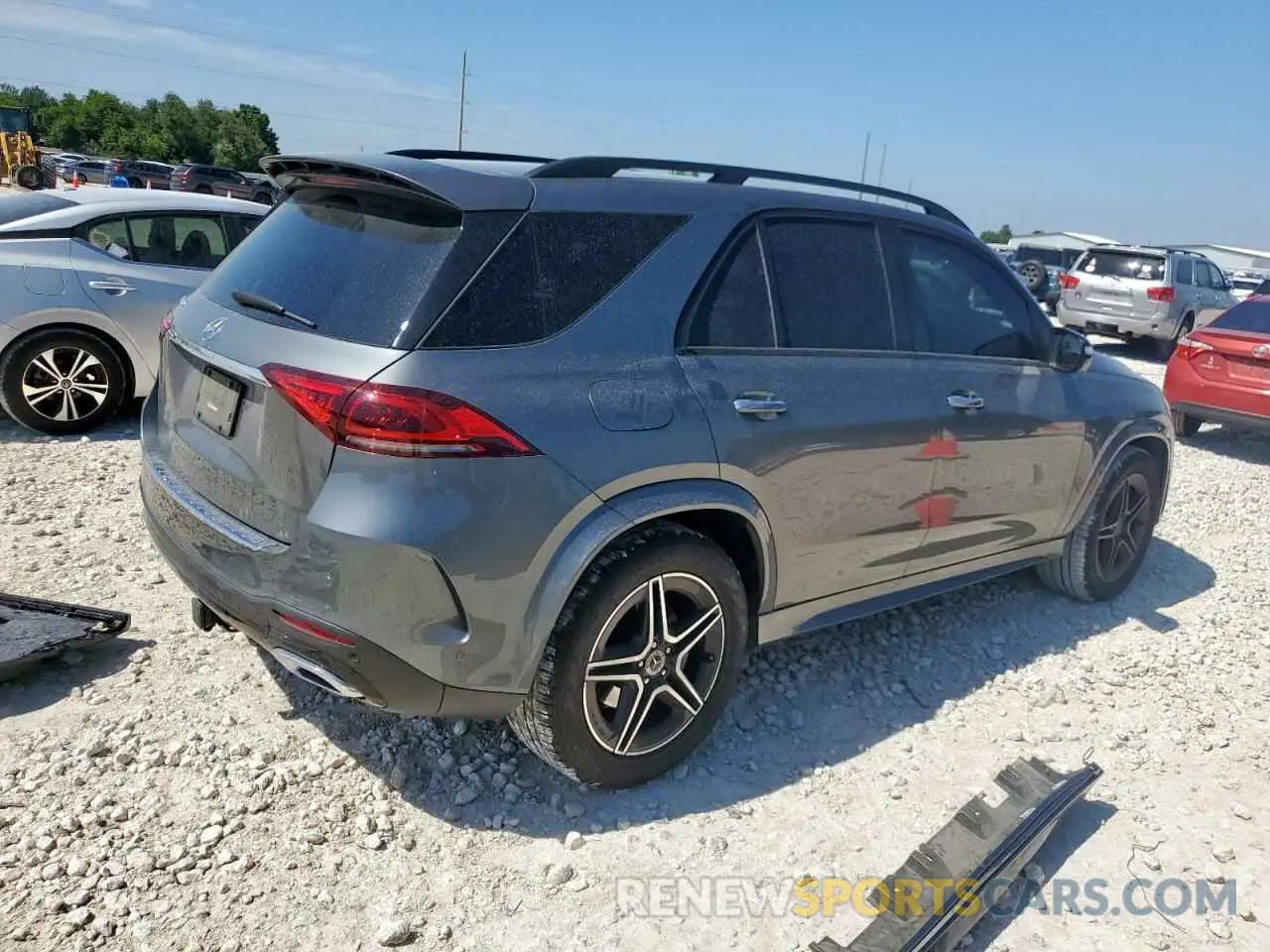 3 Photograph of a damaged car 4JGFB4JB6LA200998 MERCEDES-BENZ GLE-CLASS 2020