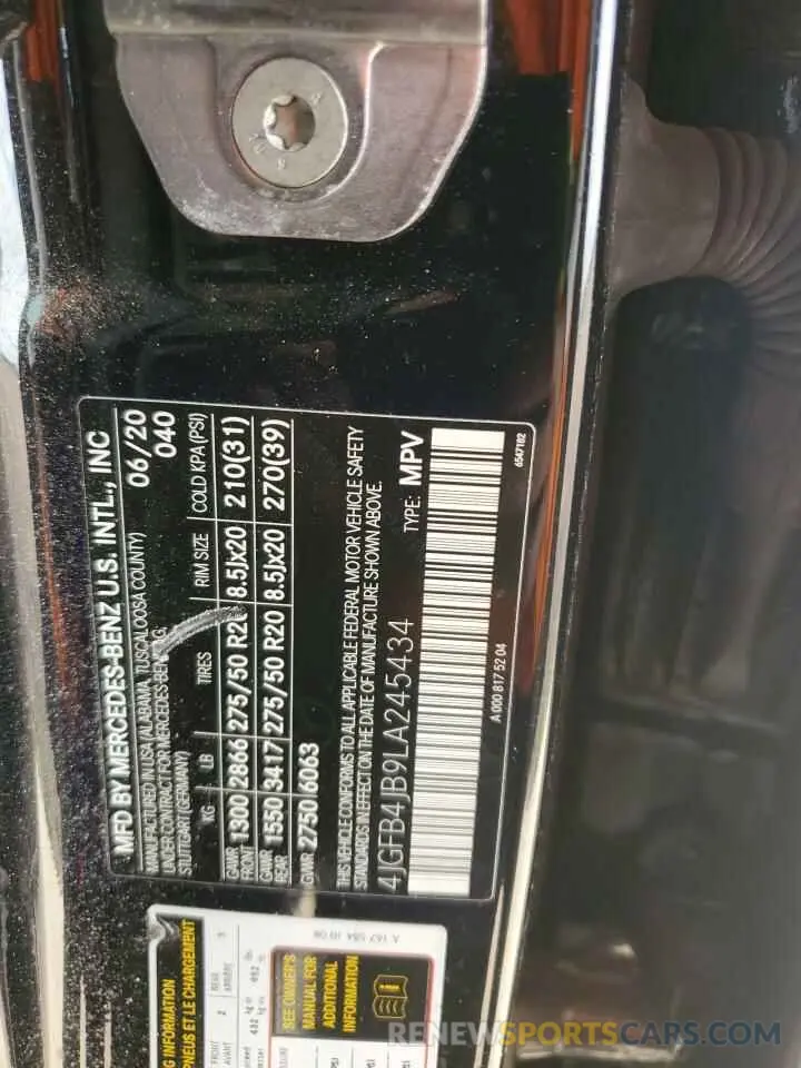 14 Photograph of a damaged car 4JGFB4JB9LA245434 MERCEDES-BENZ GLE-CLASS 2020