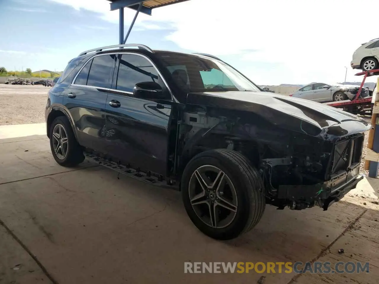 4 Photograph of a damaged car 4JGFB4JB9LA245434 MERCEDES-BENZ GLE-CLASS 2020