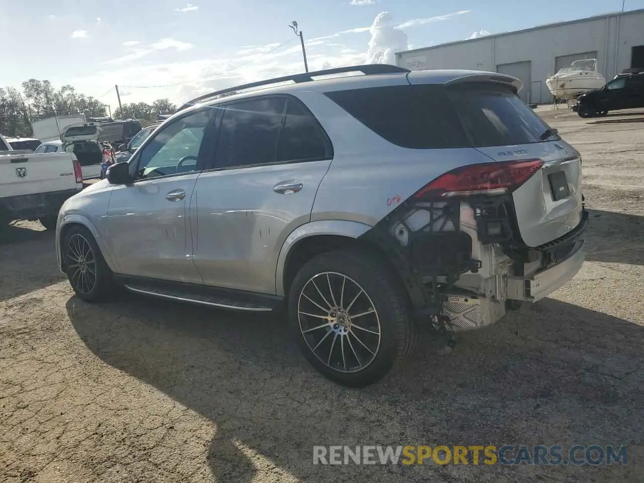 2 Photograph of a damaged car 4JGFB4JE8LA181638 MERCEDES-BENZ GLE-CLASS 2020