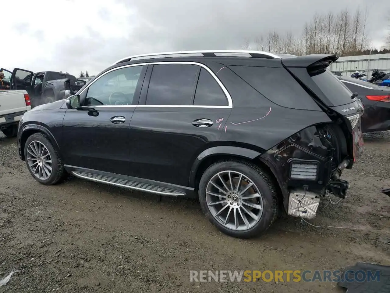 2 Photograph of a damaged car 4JGFB4KB1LA257639 MERCEDES-BENZ GLE-CLASS 2020