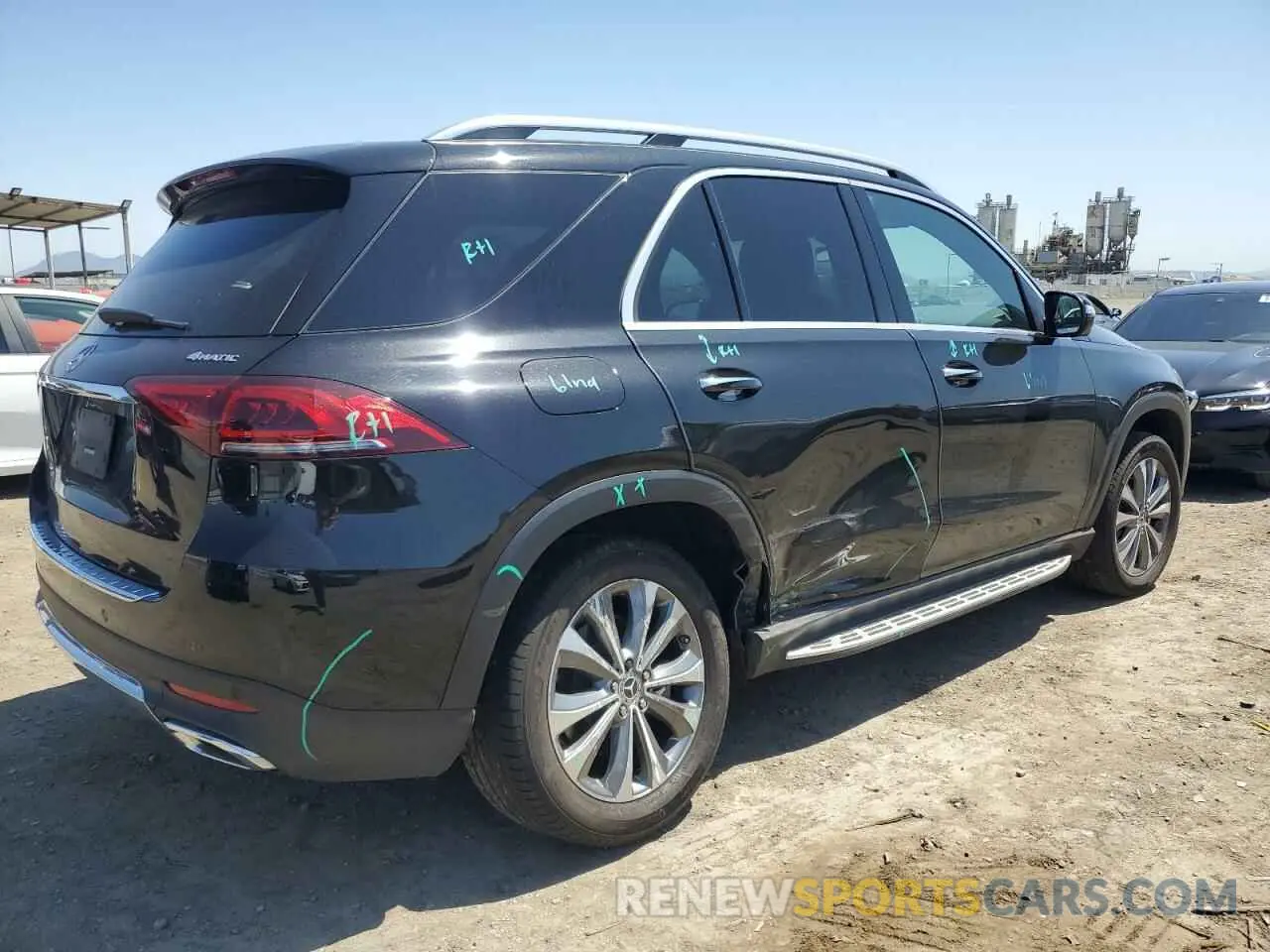 3 Photograph of a damaged car 4JGFB4KB1LA282959 MERCEDES-BENZ GLE-CLASS 2020
