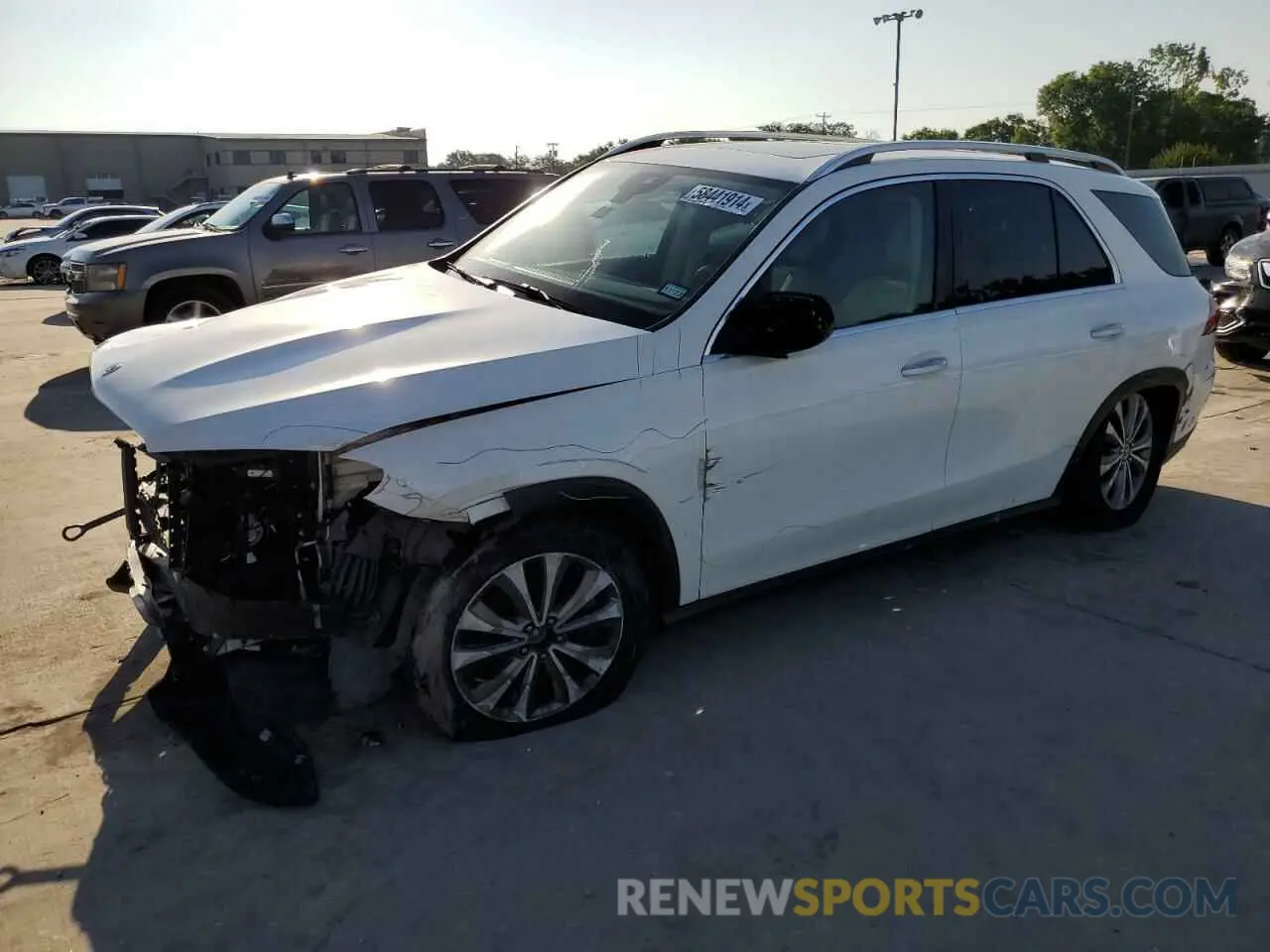 1 Photograph of a damaged car 4JGFB4KB1LA287269 MERCEDES-BENZ GLE-CLASS 2020