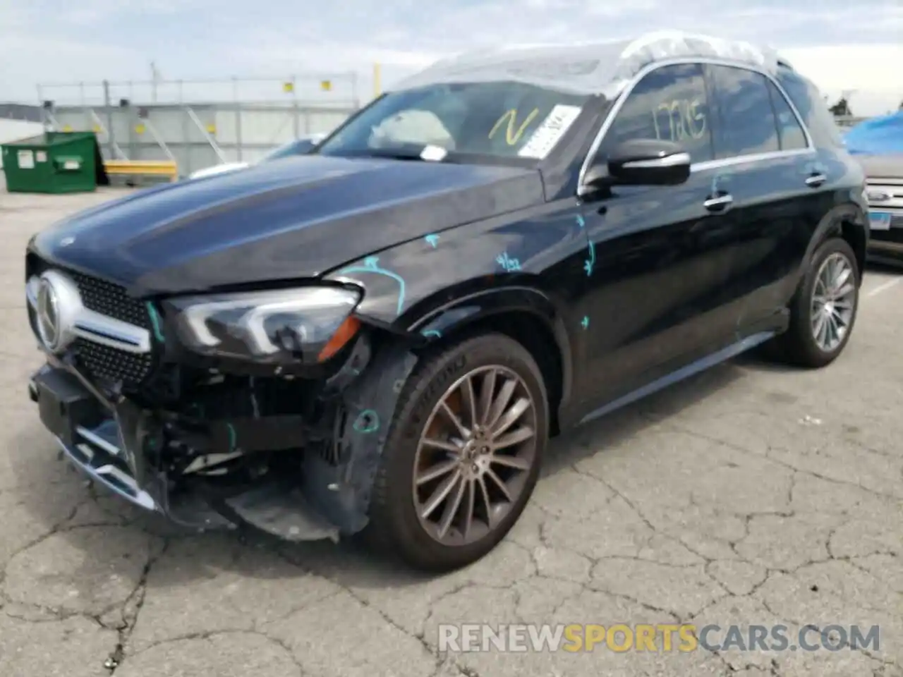 2 Photograph of a damaged car 4JGFB4KB4LA222822 MERCEDES-BENZ GLE-CLASS 2020