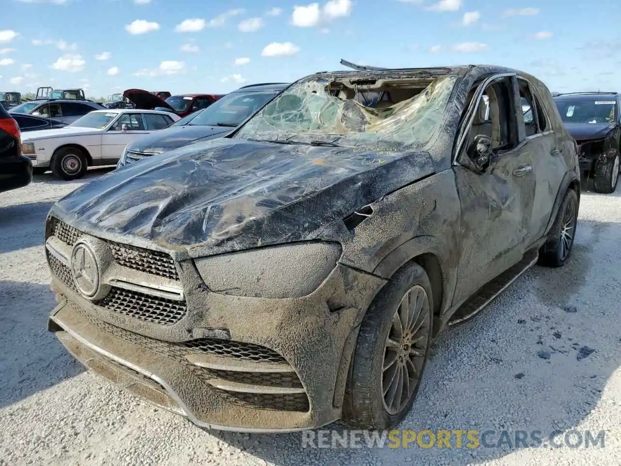 2 Photograph of a damaged car 4JGFB4KB6LA194196 MERCEDES-BENZ GLE-CLASS 2020