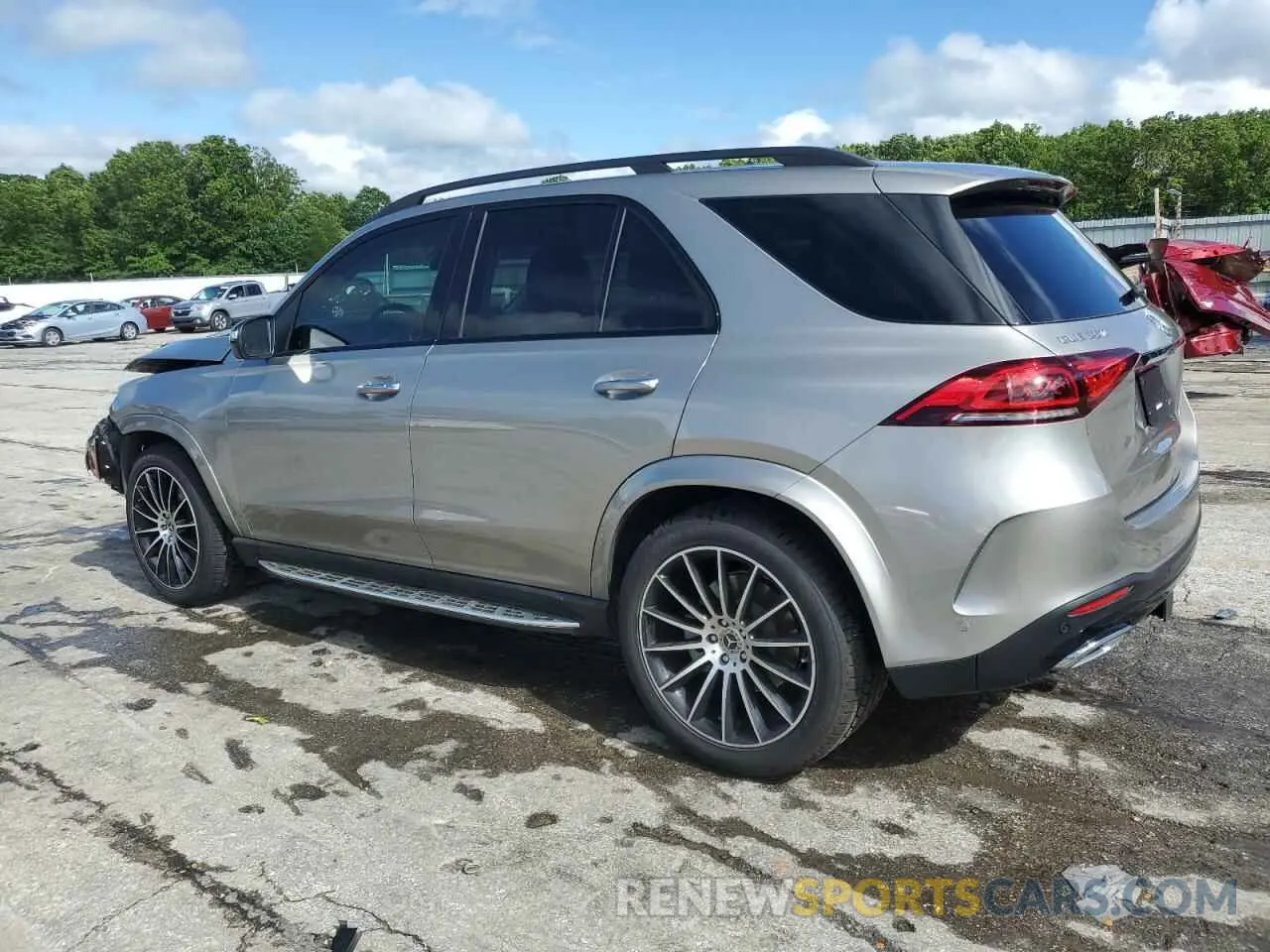 2 Photograph of a damaged car 4JGFB4KBXLA152839 MERCEDES-BENZ GLE-CLASS 2020