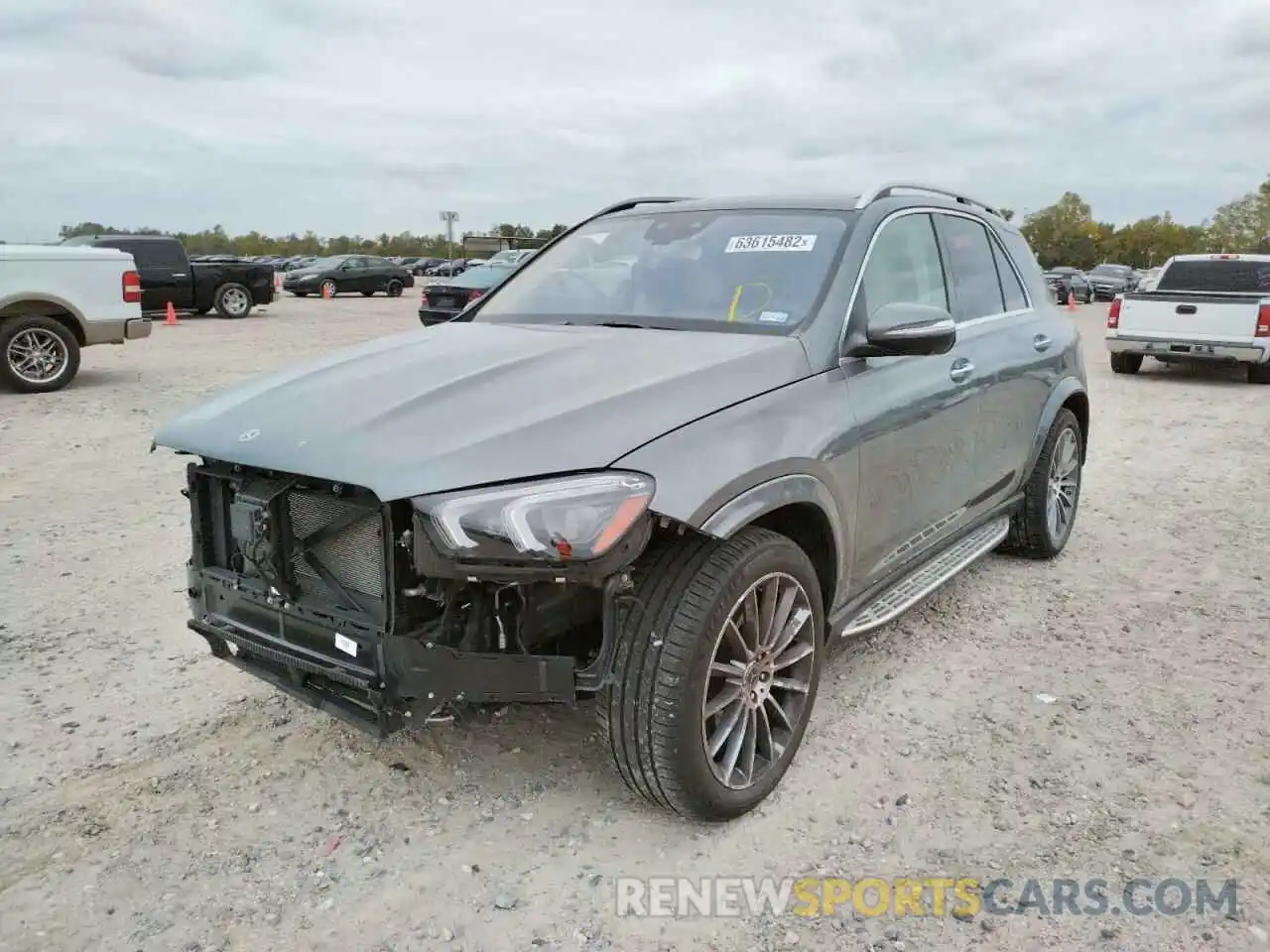 2 Photograph of a damaged car 4JGFB5KB4LA222471 MERCEDES-BENZ GLE-CLASS 2020