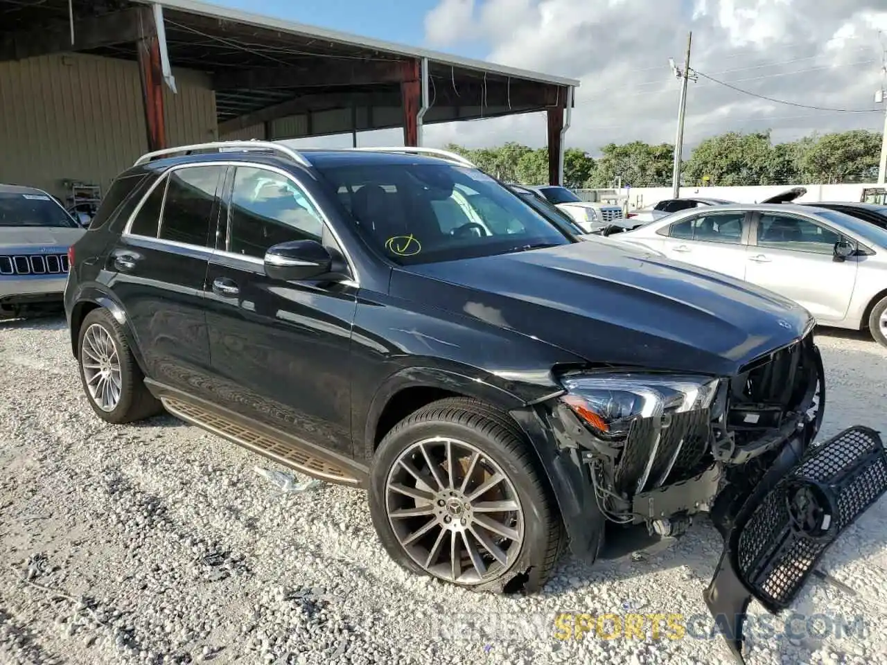 1 Photograph of a damaged car 4JGFB4JB0MA484422 MERCEDES-BENZ GLE-CLASS 2021