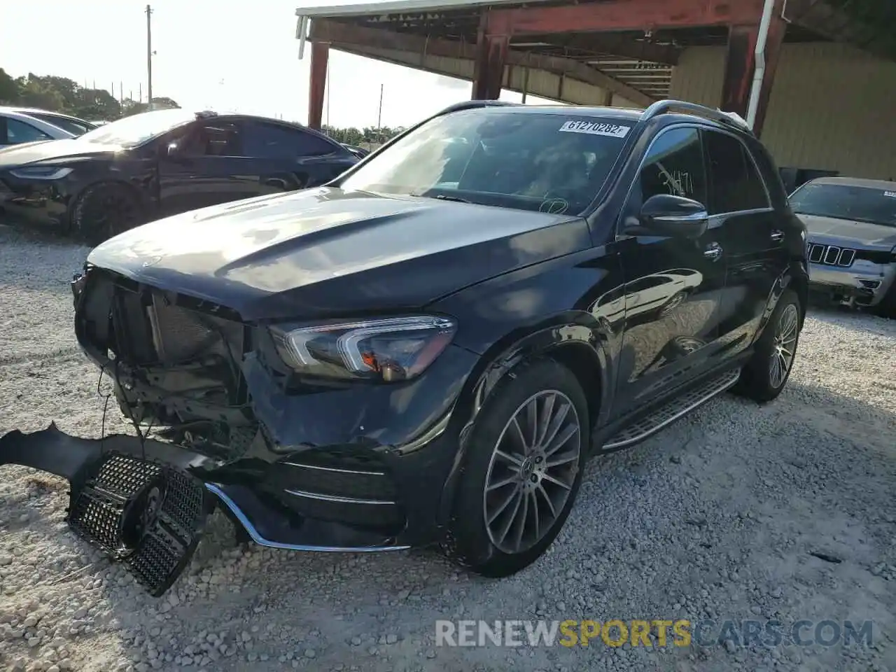 2 Photograph of a damaged car 4JGFB4JB0MA484422 MERCEDES-BENZ GLE-CLASS 2021