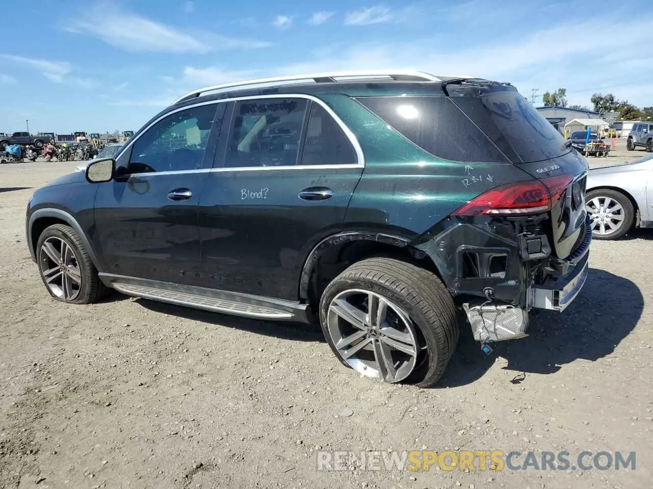 2 Photograph of a damaged car 4JGFB4JB2MA565115 MERCEDES-BENZ GLE-CLASS 2021