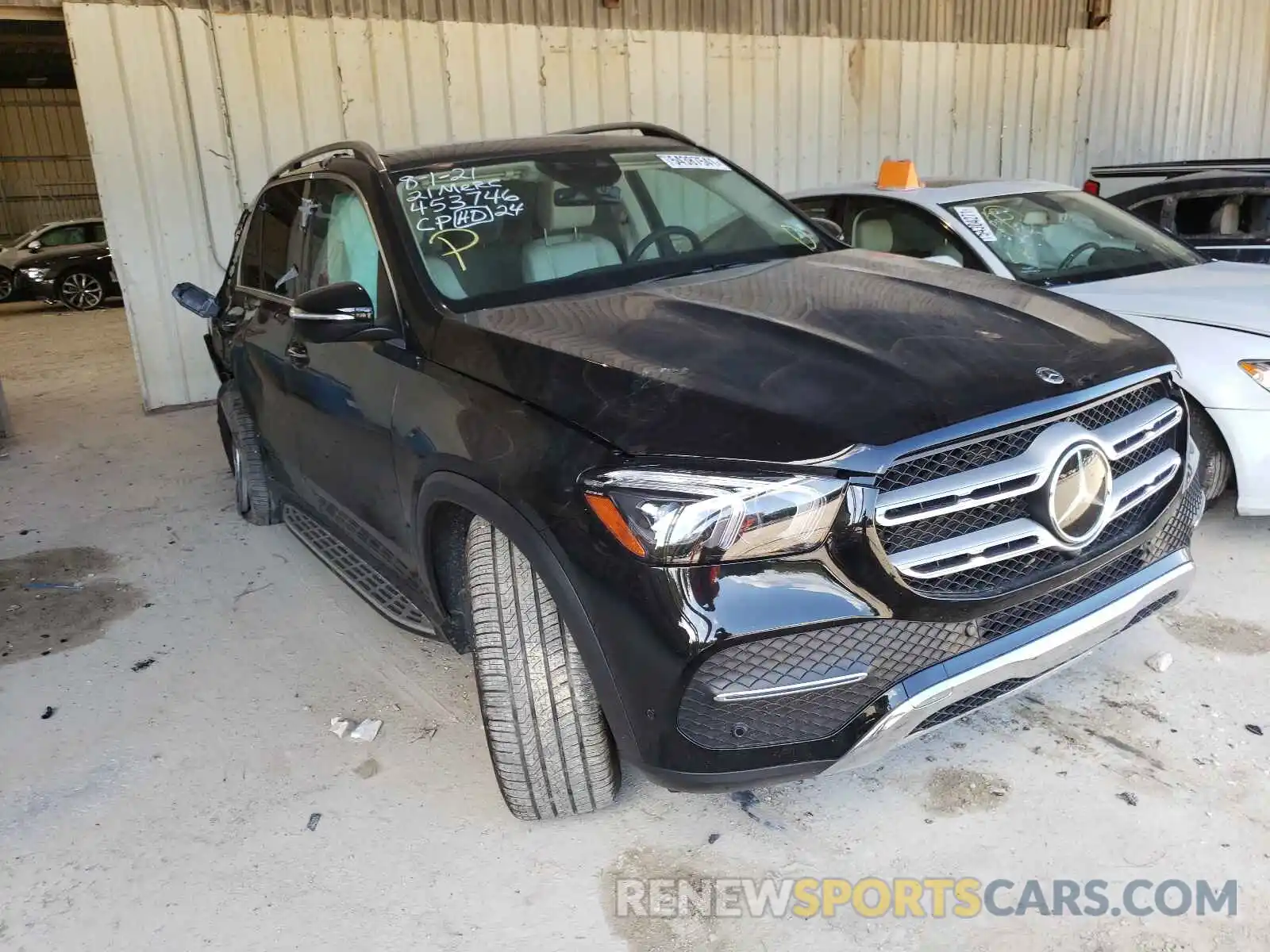 1 Photograph of a damaged car 4JGFB4JB3MA453746 MERCEDES-BENZ GLE-CLASS 2021