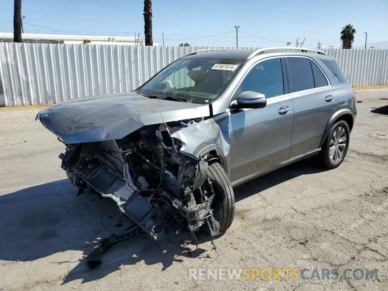 1 Photograph of a damaged car 4JGFB4JB8MA427580 MERCEDES-BENZ GLE-CLASS 2021