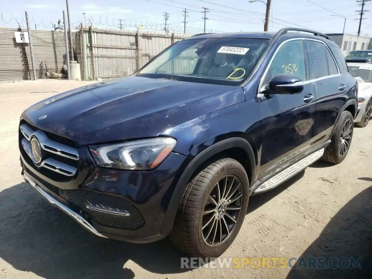 2 Photograph of a damaged car 4JGFB4JB9MA392726 MERCEDES-BENZ GLE-CLASS 2021