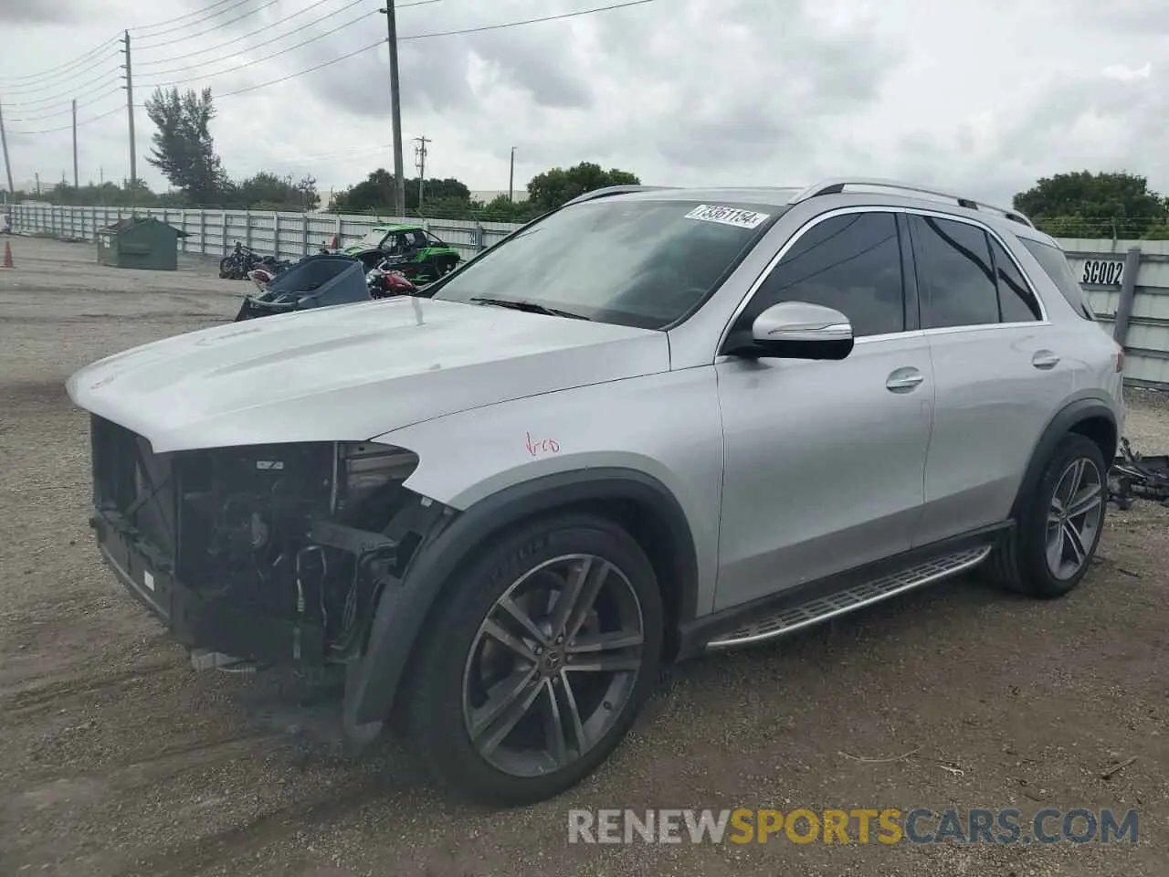 1 Photograph of a damaged car 4JGFB4JB9MA449040 MERCEDES-BENZ GLE-CLASS 2021
