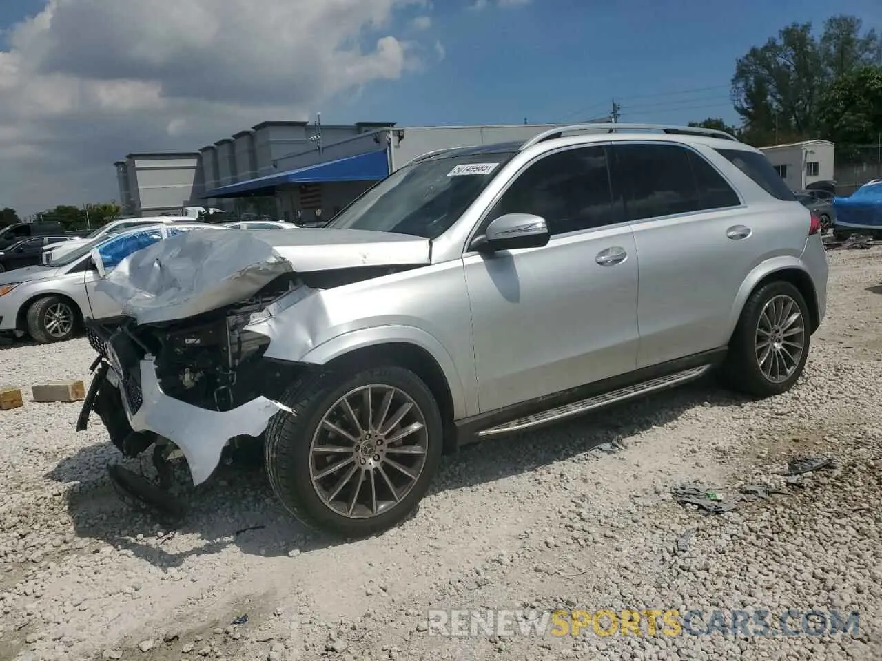 1 Photograph of a damaged car 4JGFB4JBXMA459981 MERCEDES-BENZ GLE-CLASS 2021