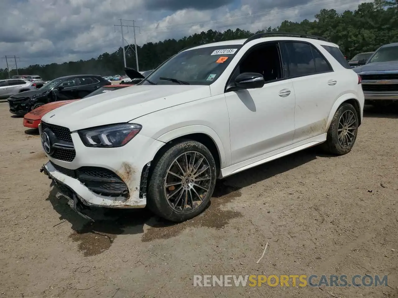 1 Photograph of a damaged car 4JGFB4KB0MA436398 MERCEDES-BENZ GLE-CLASS 2021