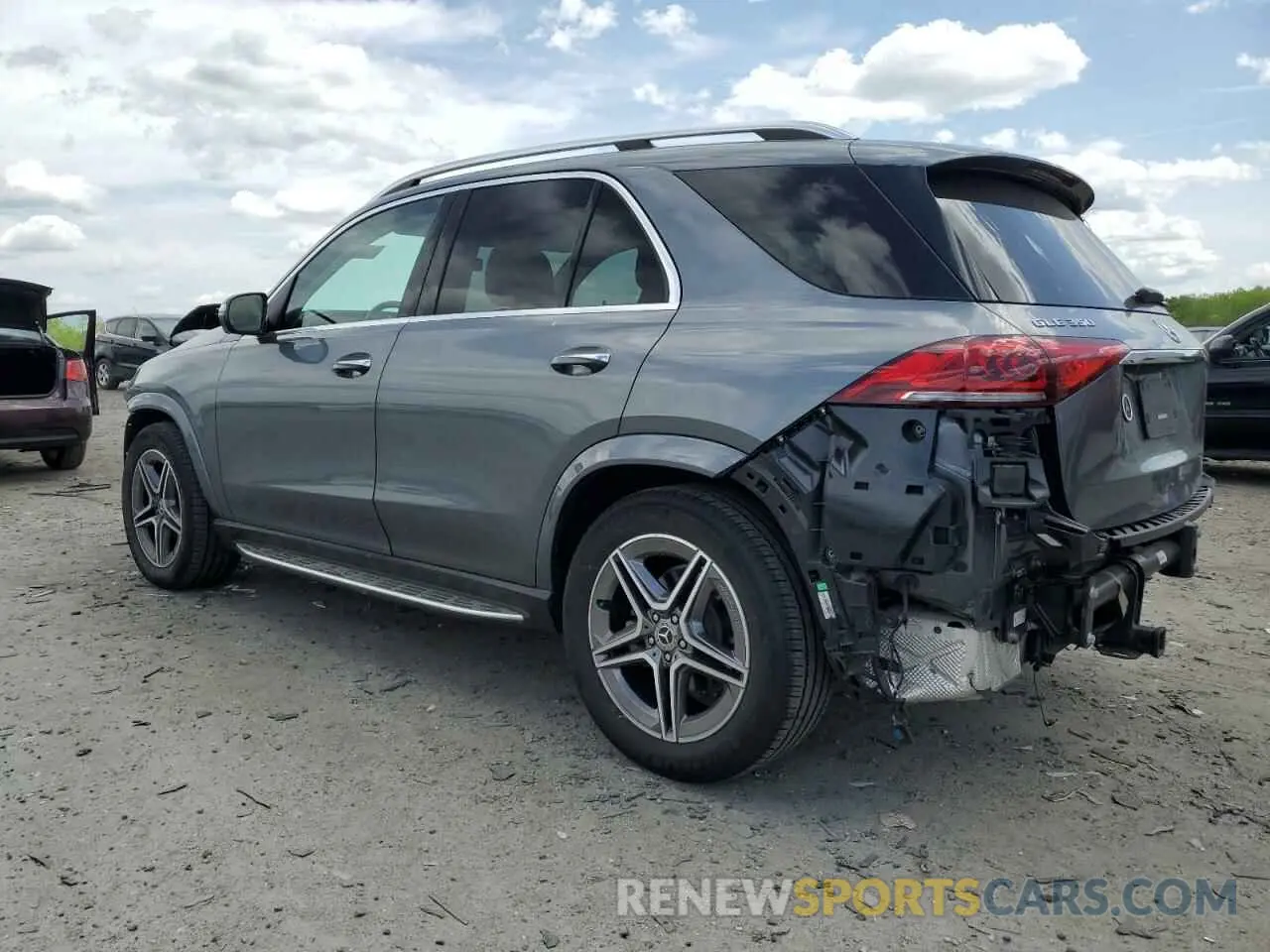 2 Photograph of a damaged car 4JGFB4KB0MA444260 MERCEDES-BENZ GLE-CLASS 2021