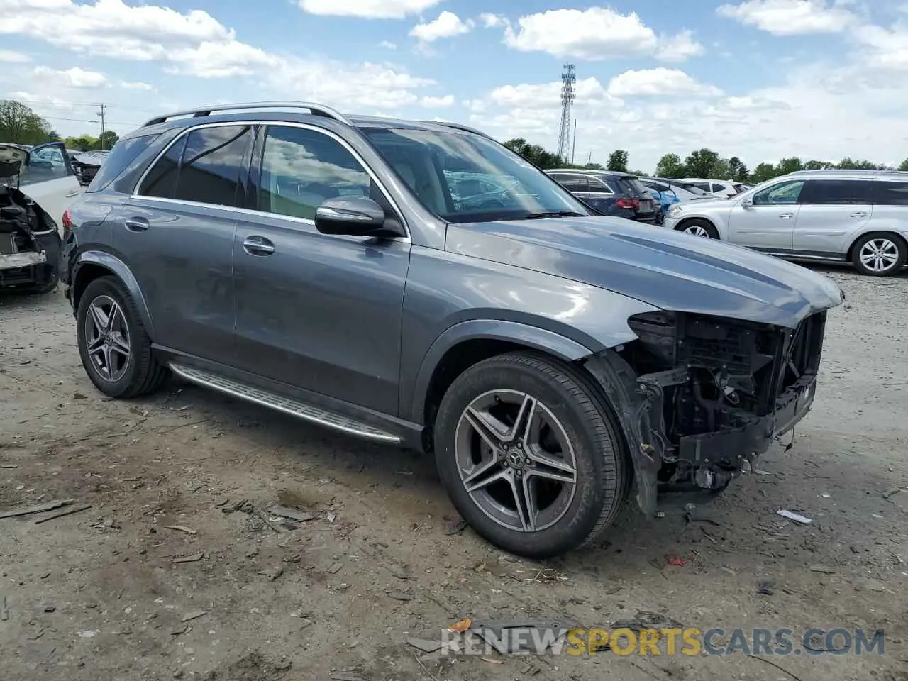 4 Photograph of a damaged car 4JGFB4KB0MA444260 MERCEDES-BENZ GLE-CLASS 2021
