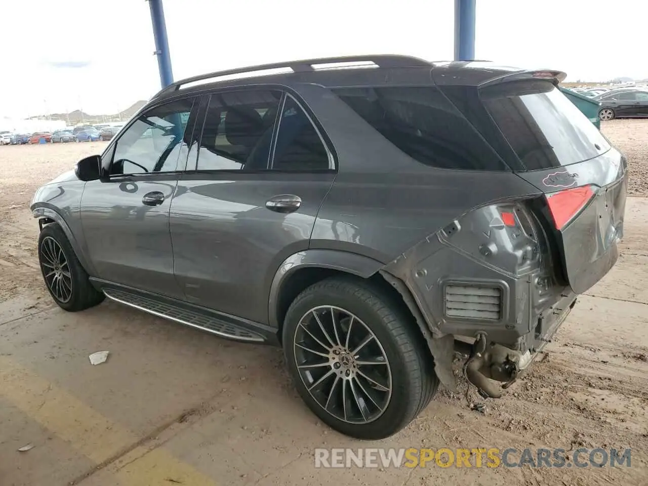 2 Photograph of a damaged car 4JGFB4KB3MA361714 MERCEDES-BENZ GLE-CLASS 2021