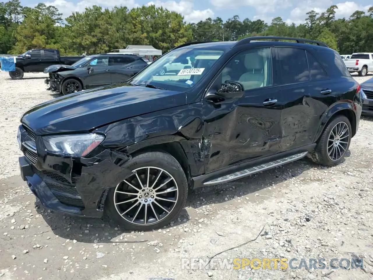 1 Photograph of a damaged car 4JGFB4KB3MA478323 MERCEDES-BENZ GLE-CLASS 2021