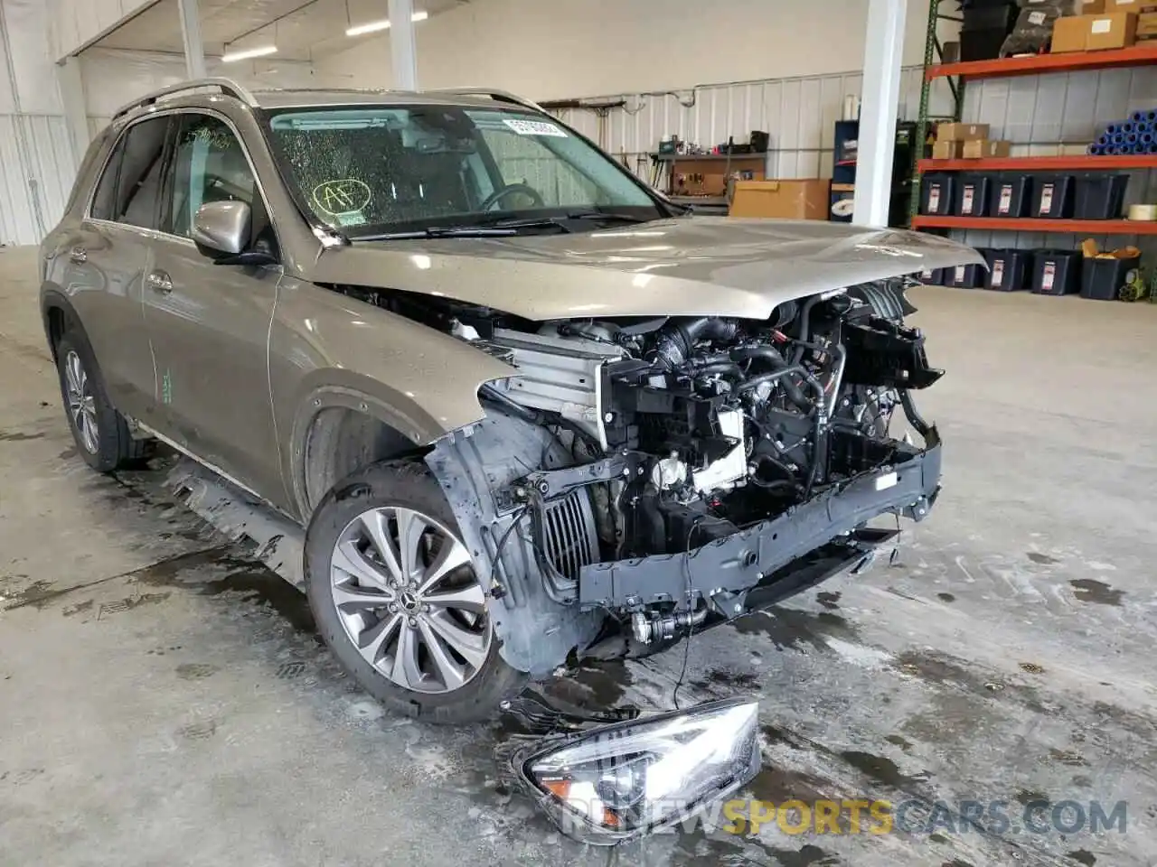 1 Photograph of a damaged car 4JGFB4KB8MA507931 MERCEDES-BENZ GLE-CLASS 2021