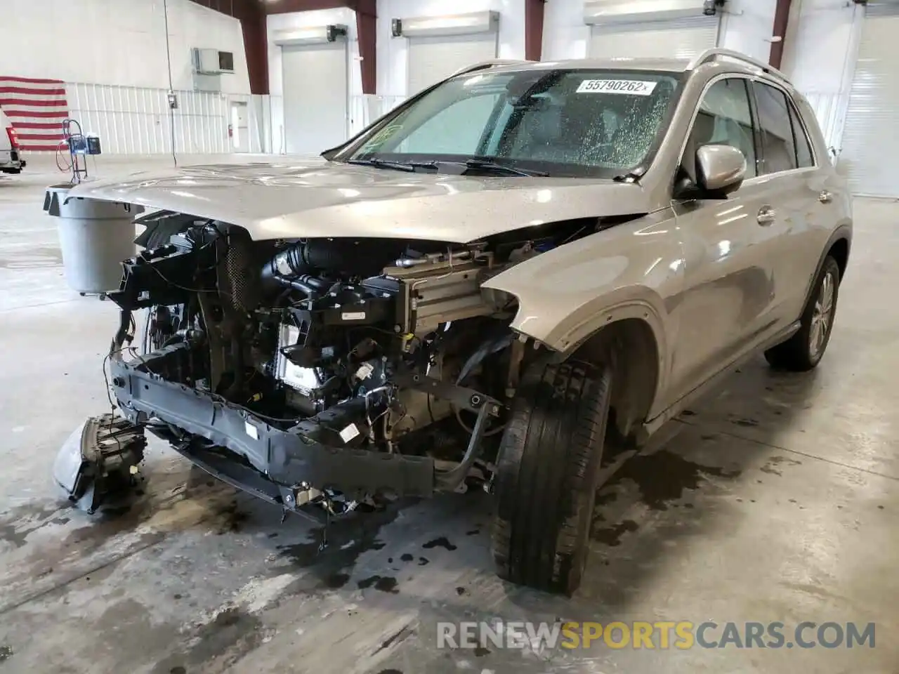 2 Photograph of a damaged car 4JGFB4KB8MA507931 MERCEDES-BENZ GLE-CLASS 2021