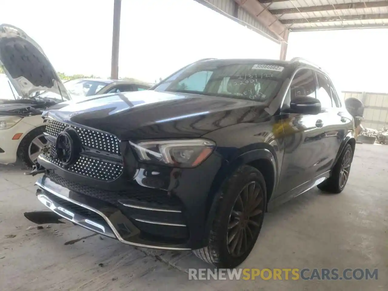 2 Photograph of a damaged car 4JGFB4KB9MA422001 MERCEDES-BENZ GLE-CLASS 2021