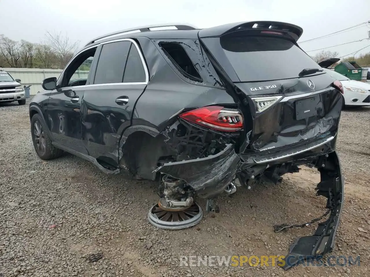2 Photograph of a damaged car 4JGFB4KBXMA474141 MERCEDES-BENZ GLE-CLASS 2021