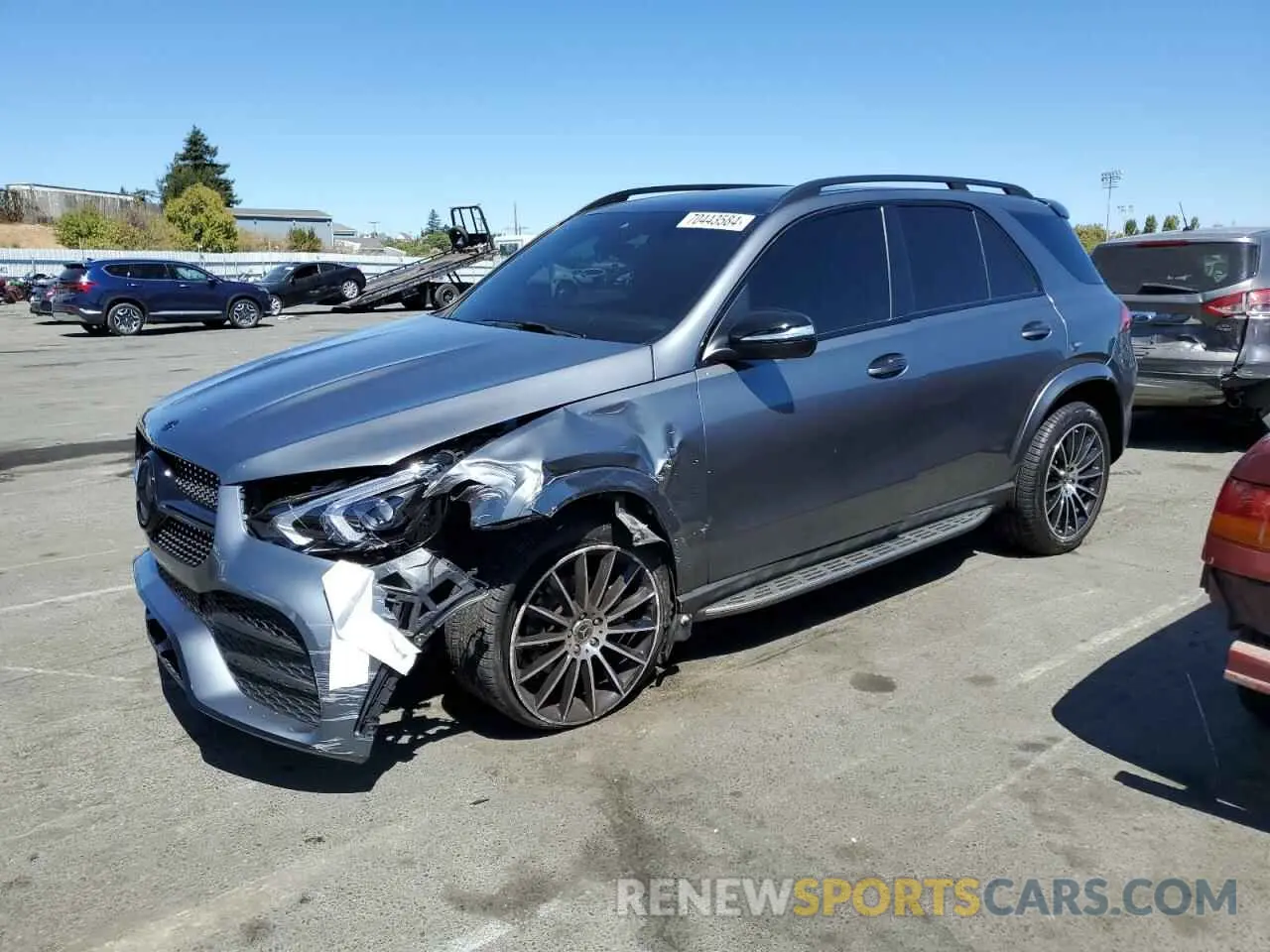 1 Photograph of a damaged car 4JGFB4KEXMA445054 MERCEDES-BENZ GLE-CLASS 2021