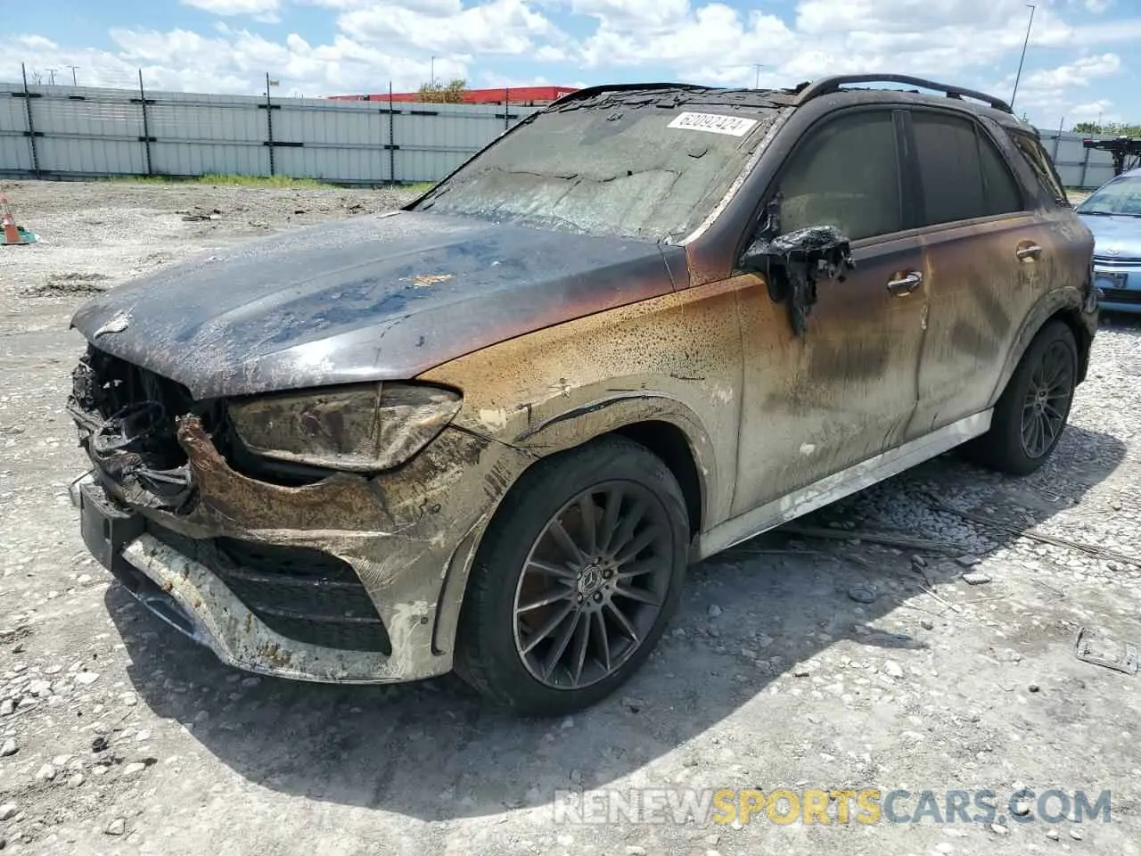 1 Photograph of a damaged car 4JGFB5KB1MA408924 MERCEDES-BENZ GLE-CLASS 2021