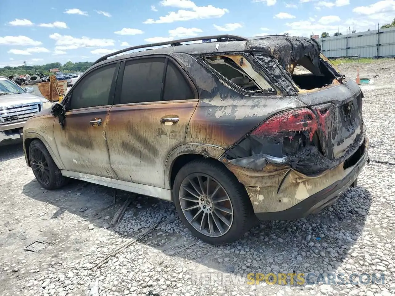2 Photograph of a damaged car 4JGFB5KB1MA408924 MERCEDES-BENZ GLE-CLASS 2021