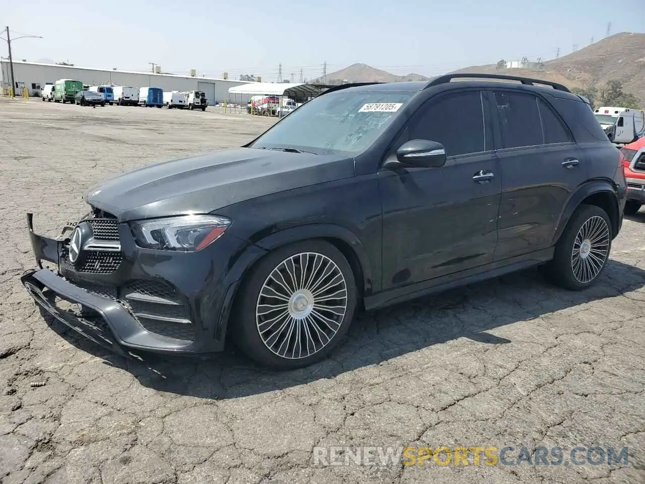 1 Photograph of a damaged car 4JGFB5KB1MA427022 MERCEDES-BENZ GLE-CLASS 2021