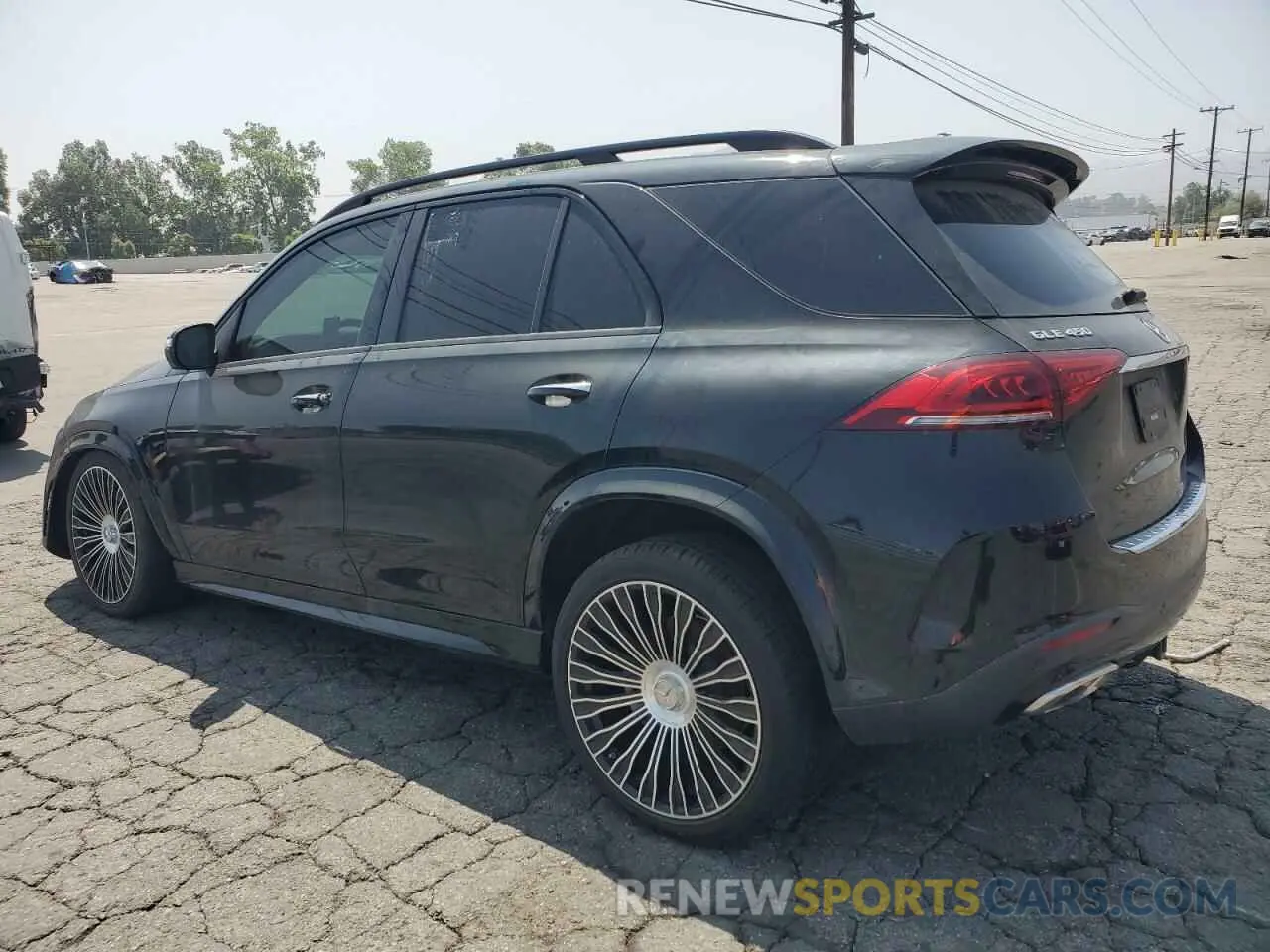 2 Photograph of a damaged car 4JGFB5KB1MA427022 MERCEDES-BENZ GLE-CLASS 2021