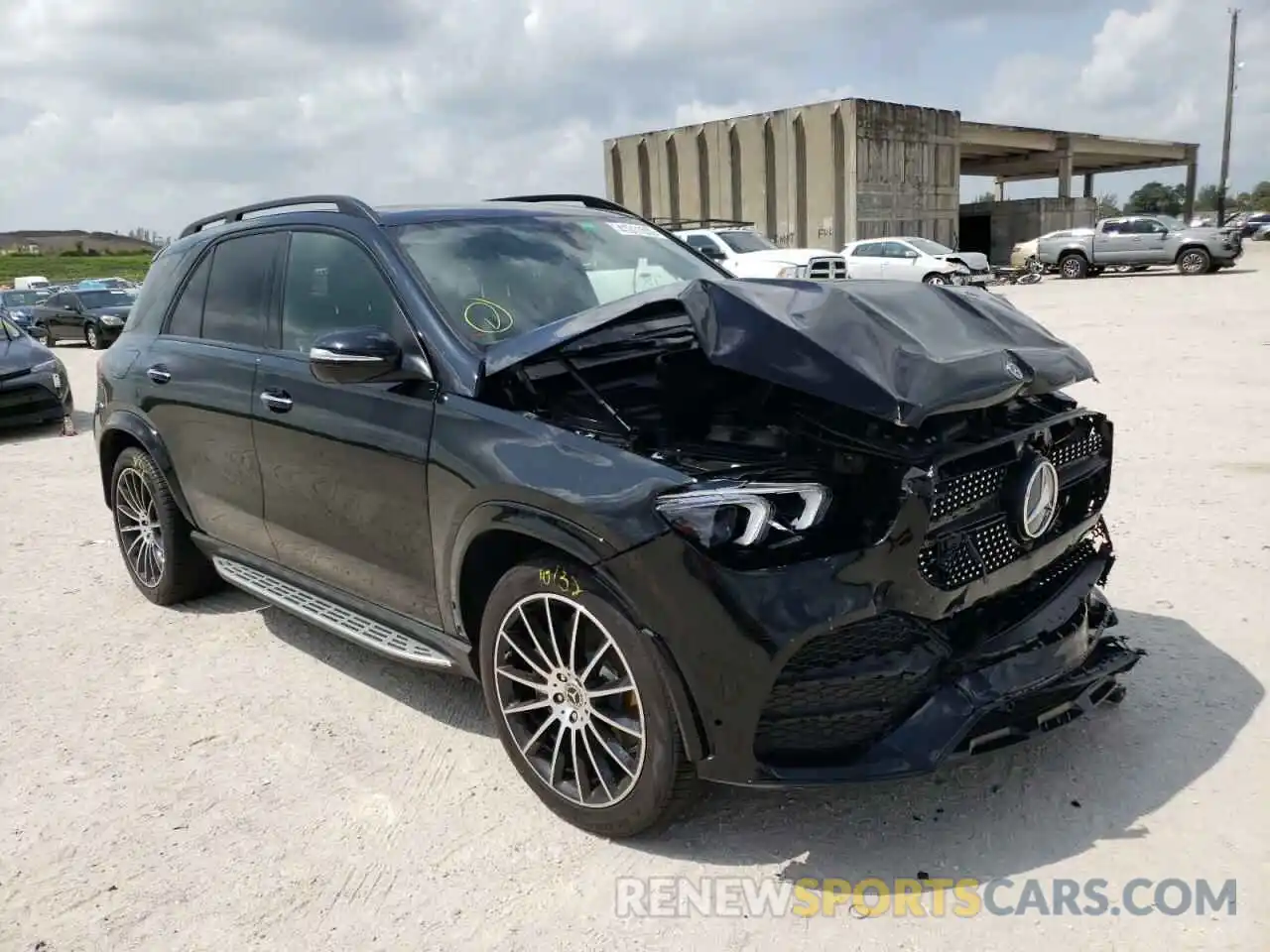 1 Photograph of a damaged car 4JGFB5KB7MA306334 MERCEDES-BENZ GLE-CLASS 2021