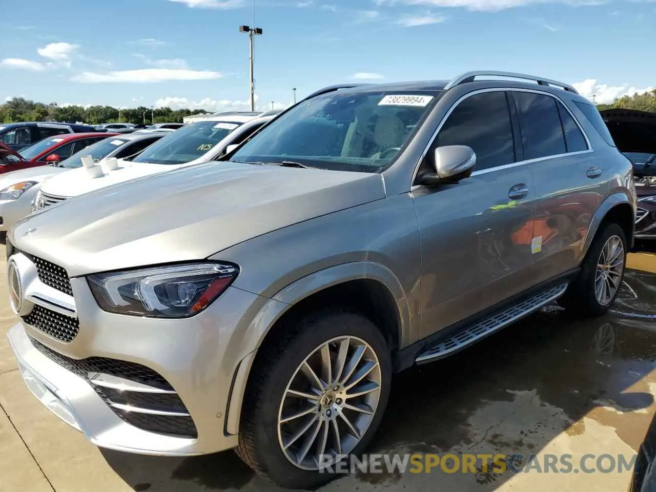 1 Photograph of a damaged car 4JGFB5KE6MA513419 MERCEDES-BENZ GLE-CLASS 2021