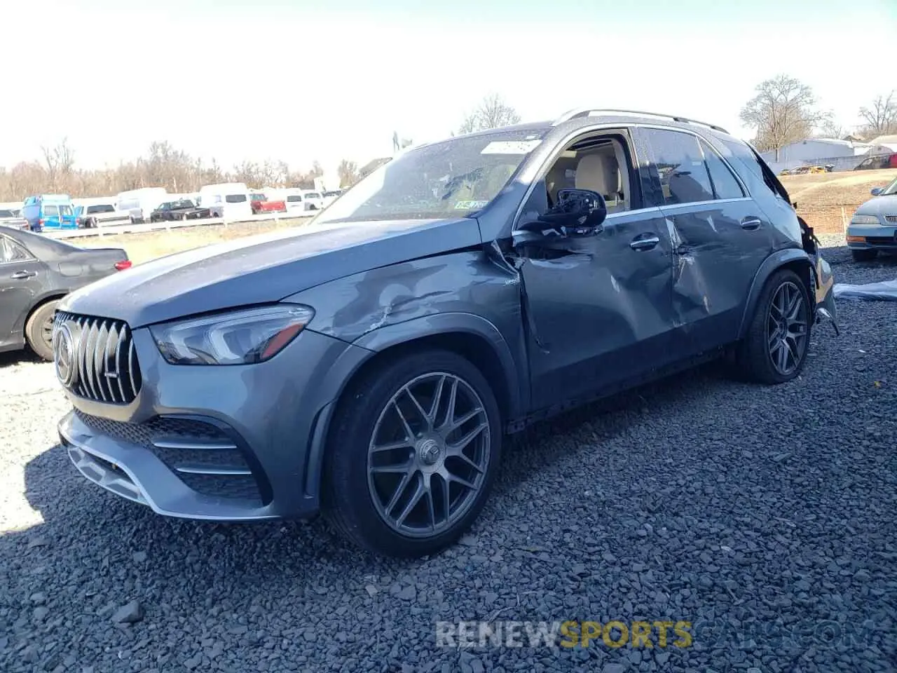 1 Photograph of a damaged car 4JGFB6BB0MA506784 MERCEDES-BENZ GLE-CLASS 2021
