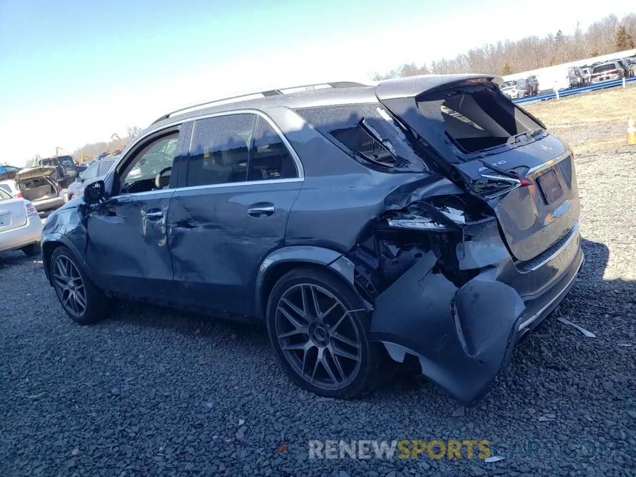 2 Photograph of a damaged car 4JGFB6BB0MA506784 MERCEDES-BENZ GLE-CLASS 2021
