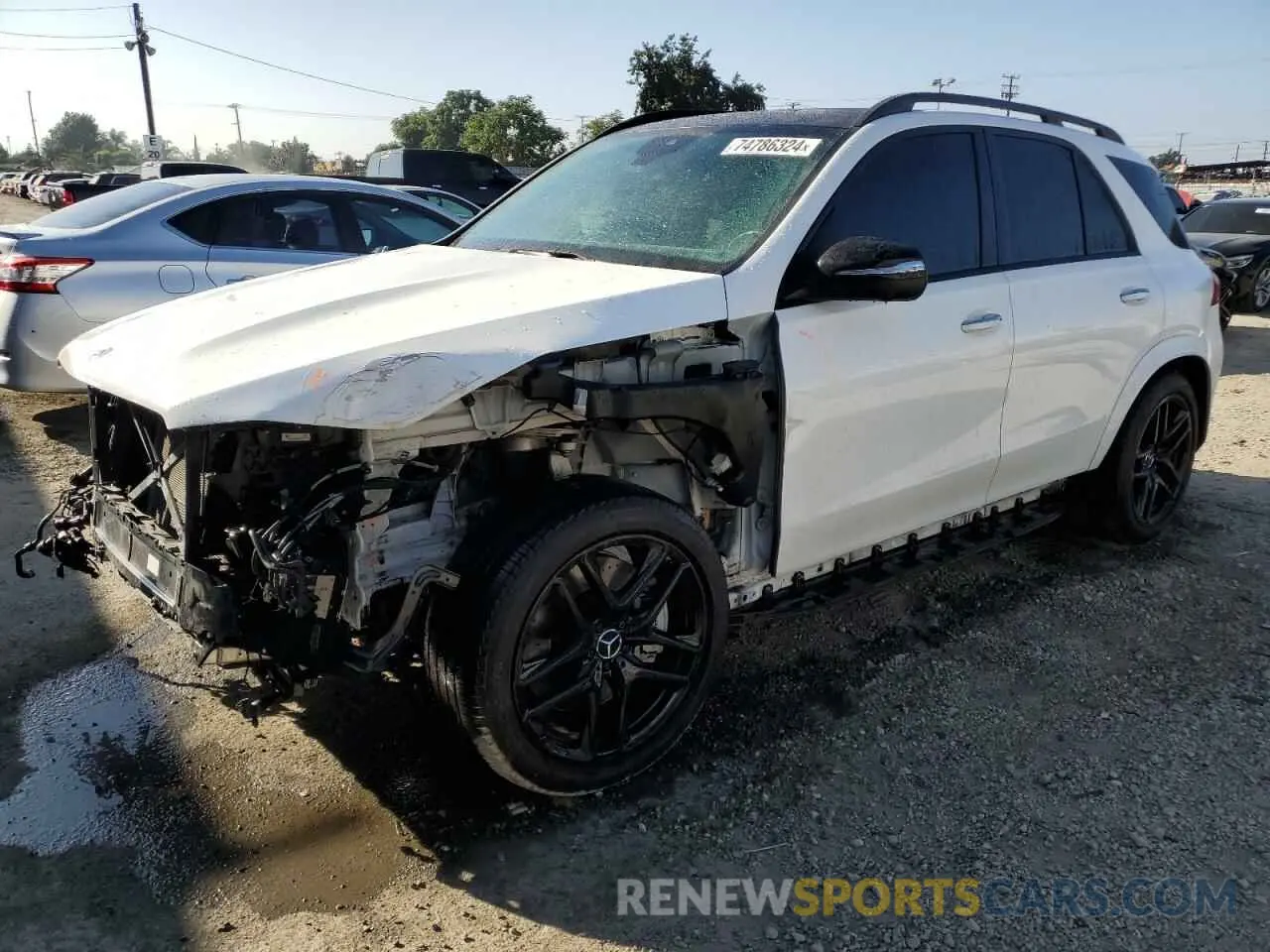 1 Photograph of a damaged car 4JGFB6BB2MA445048 MERCEDES-BENZ GLE-CLASS 2021