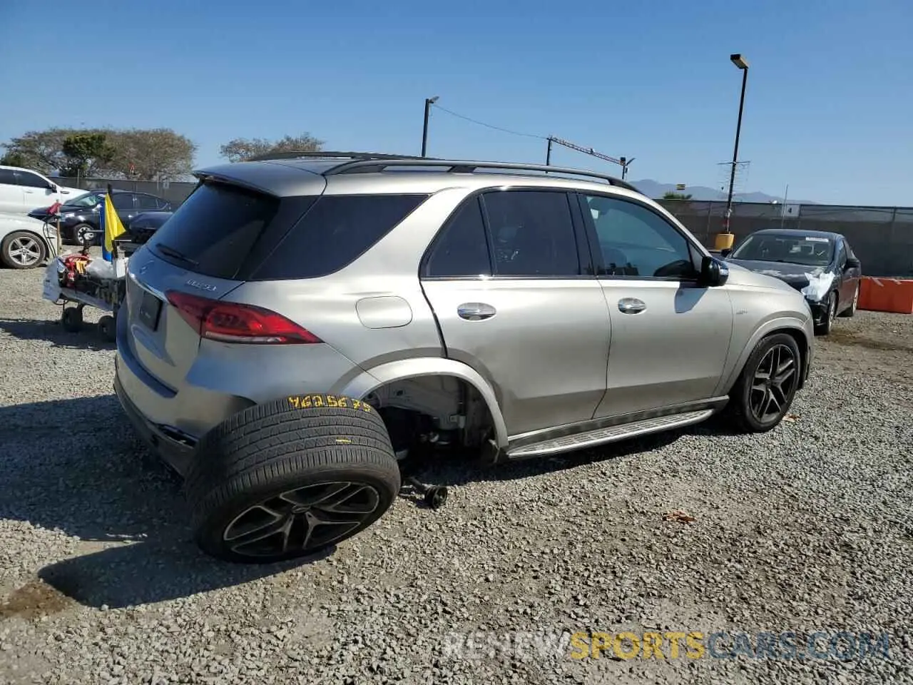 3 Photograph of a damaged car 4JGFB6BB3MA398659 MERCEDES-BENZ GLE-CLASS 2021