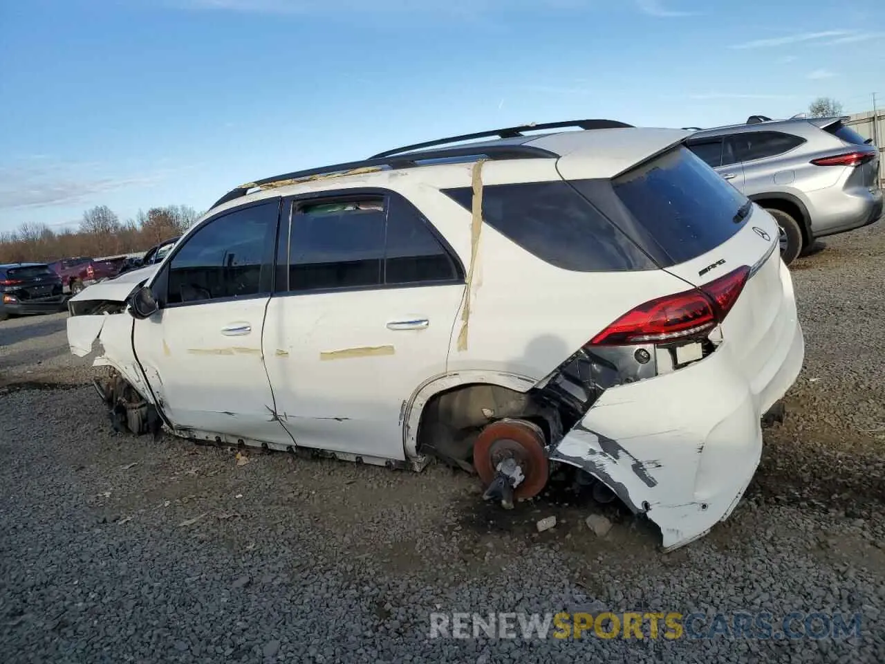 2 Photograph of a damaged car 4JGFB6BB6MA280153 MERCEDES-BENZ GLE-CLASS 2021