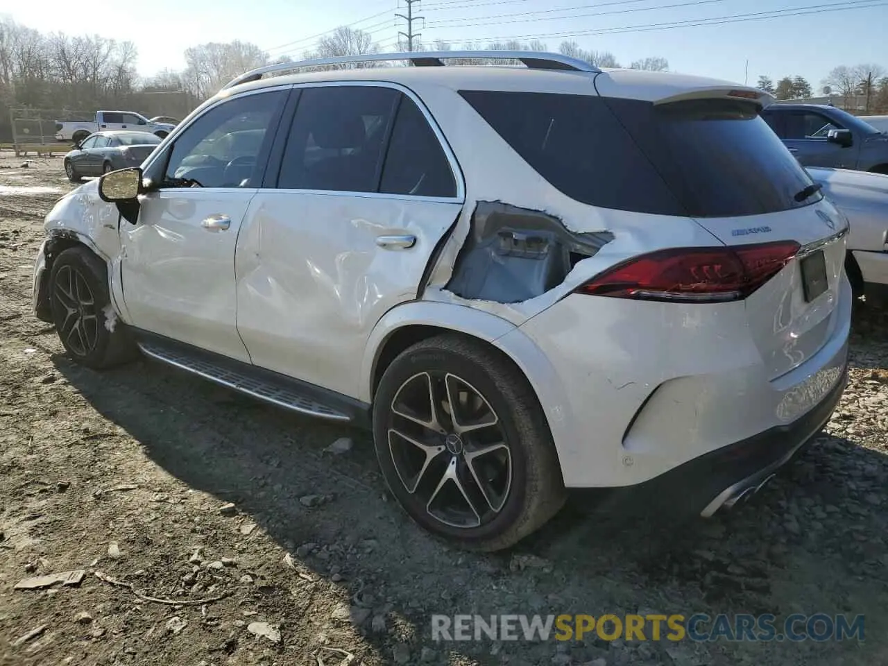 2 Photograph of a damaged car 4JGFB6BE3MA502996 MERCEDES-BENZ GLE-CLASS 2021