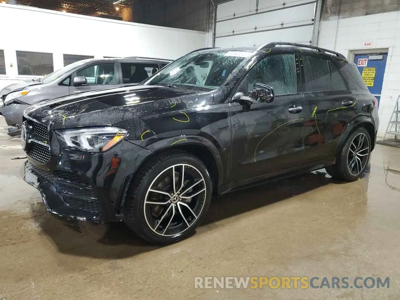 1 Photograph of a damaged car 4JGFB8GB7MA409005 MERCEDES-BENZ GLE-CLASS 2021