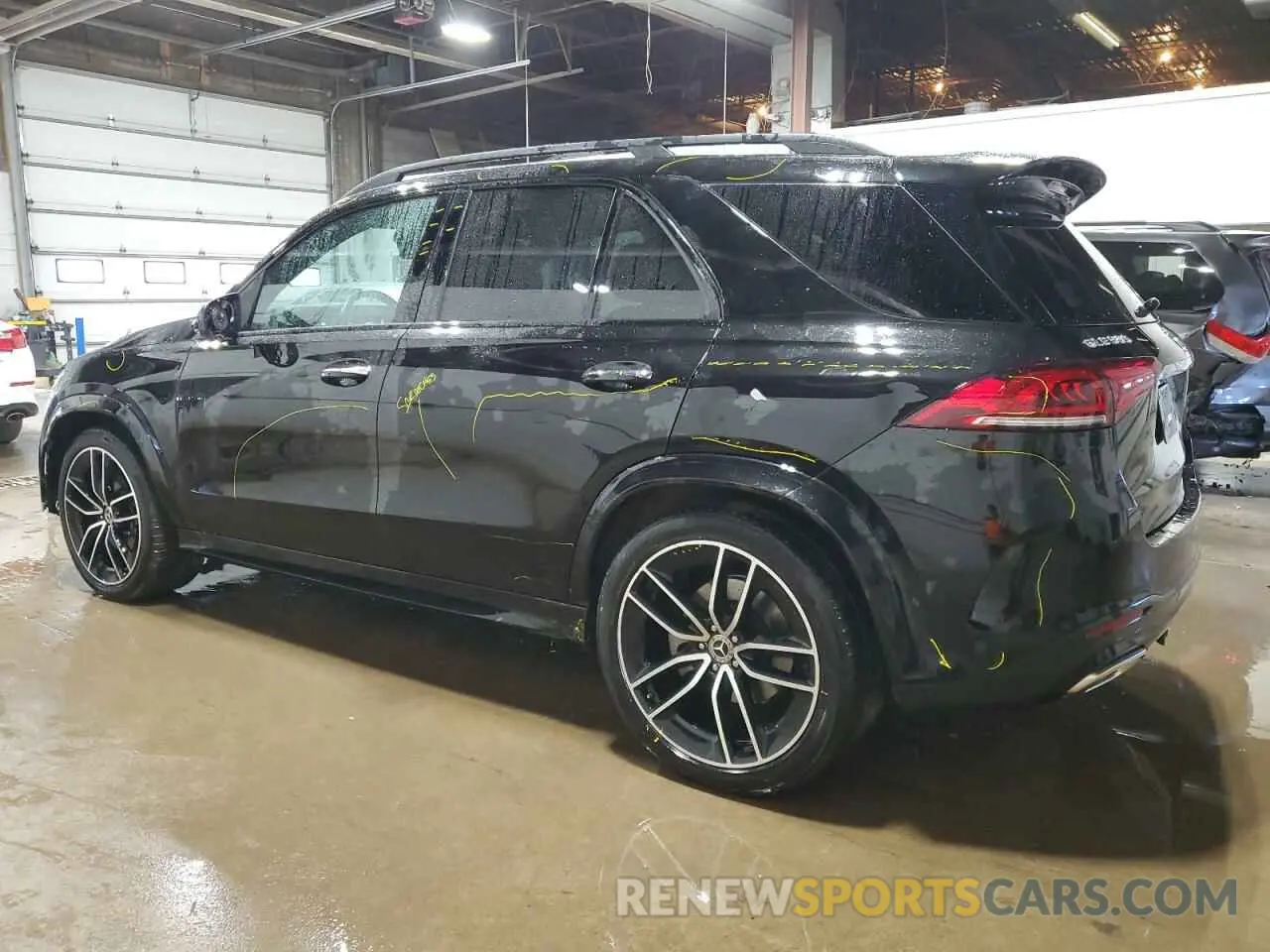 2 Photograph of a damaged car 4JGFB8GB7MA409005 MERCEDES-BENZ GLE-CLASS 2021