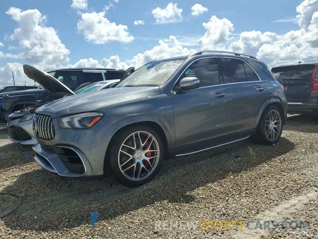1 Photograph of a damaged car 4JGFB8KB8MA402846 MERCEDES-BENZ GLE-CLASS 2021
