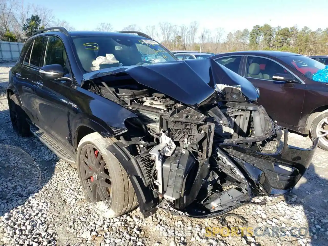 1 Photograph of a damaged car 4JGFB8KB9MA353821 MERCEDES-BENZ GLE-CLASS 2021